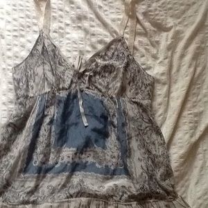 😍Lucky cotton Boho silk blend cami top